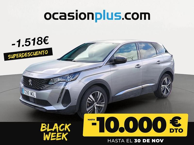 Gris Usado 2023 Peugeot 3008 Allure SUV | 16.700 € (Un poco caro) - Imagen 1/4