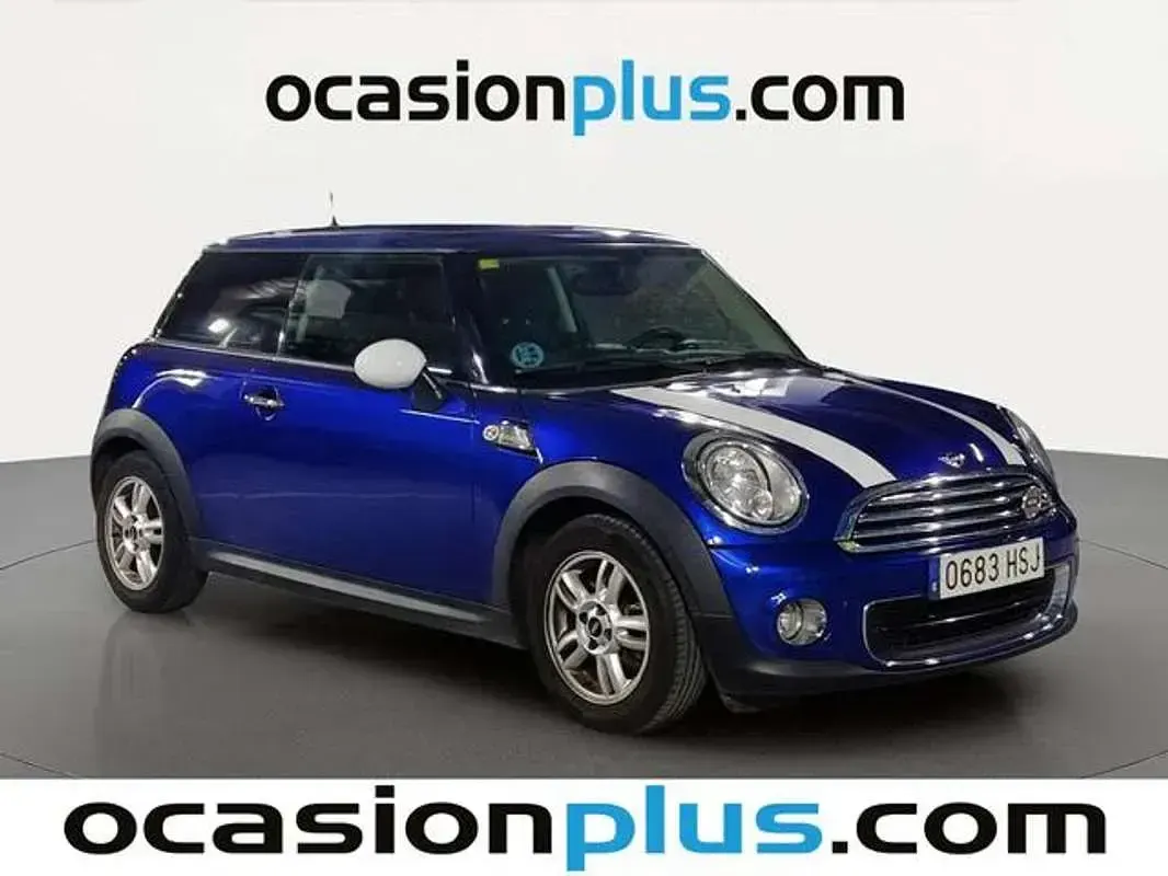Usado Mini ONE 75 CV (55 kW) 2013 Azul Utilitario