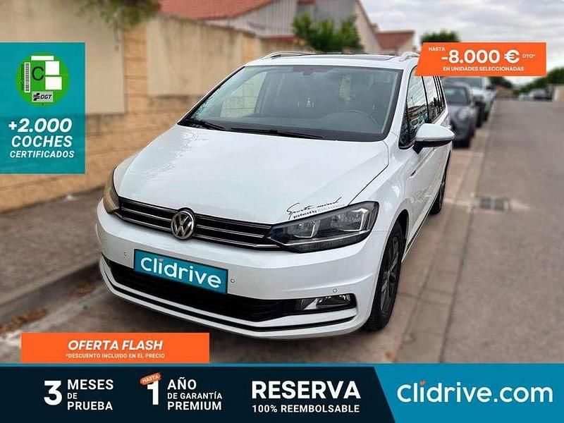 Blanco Usado 2016 VW Touran Advance Monovolumen | 13.290 € (Un poco caro) - Imagen 1/3