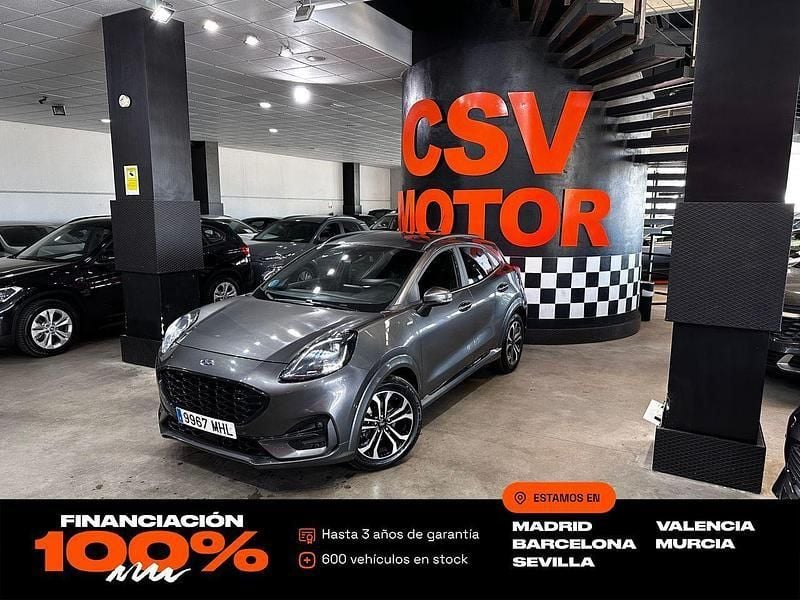 Gris Usado 2023 Ford Puma ST-Line SUV | 17.850 € (Precio justo) - Imagen 1/4