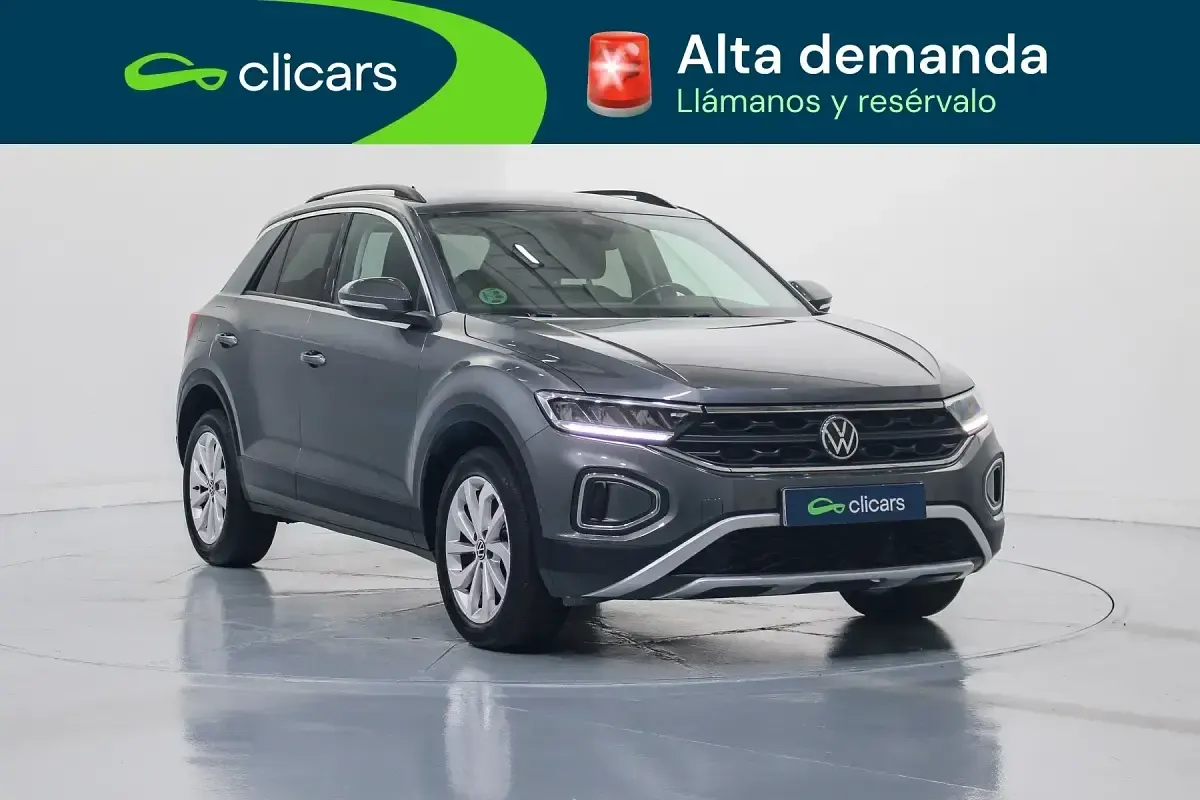 Usado VW T-Roc Life 115 CV (84 kW) 2022 Gris SUV