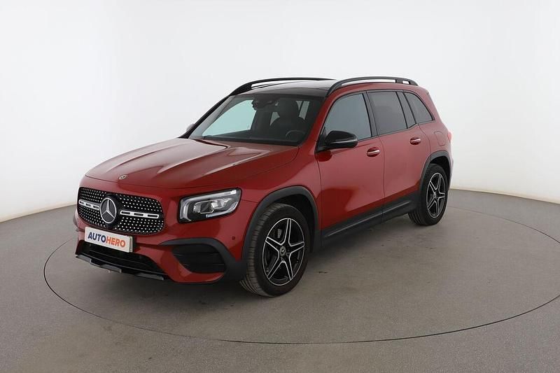 Rojo Usado 2021 Mercedes GLB200 AMG line SUV | 37.299 € (Precio justo) - Imagen 1/3