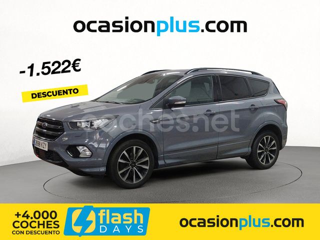 Gris / plata Usado 2019 Ford Kuga ST-Line SUV | 16.750 € (Caro) - Imagen 1/4