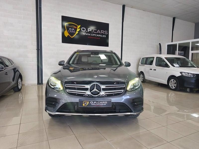 Usado Mercedes GLC250 AMG line 204 CV (150 kW) 2016 Gris / plata SUV