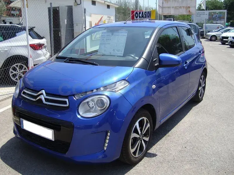 Usado Citroën C1 72 CV (52 kW) 2019 Azul Utilitario