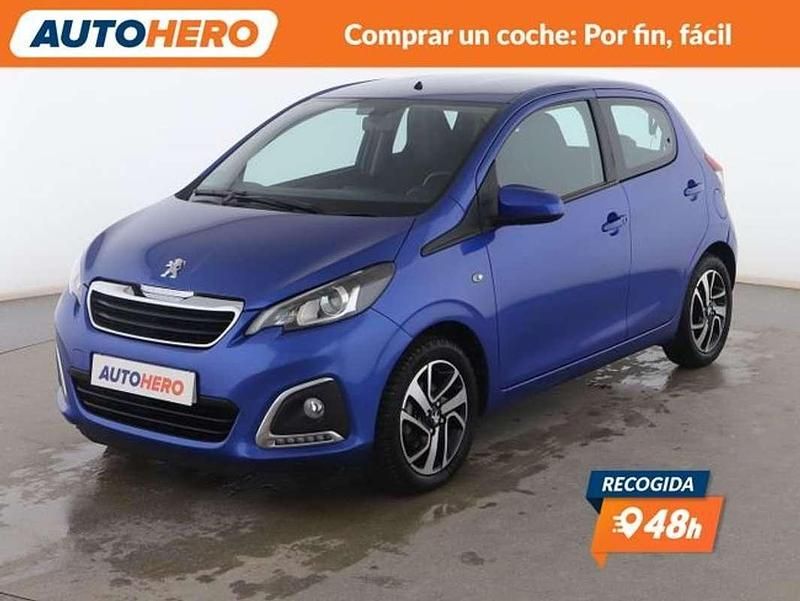 Azul Usado 2019 Peugeot 108 Allure Utilitario | 11.299 € (Precio justo) - Imagen 1/3
