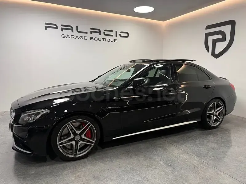Usado Mercedes C63S AMG 510 CV (375 kW) 2018 Negro Berlina