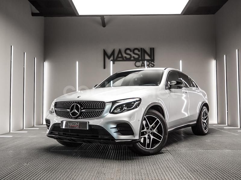 Usado Mercedes GLC220 194 CV (142 kW) 2019 Gris / plata Coupe