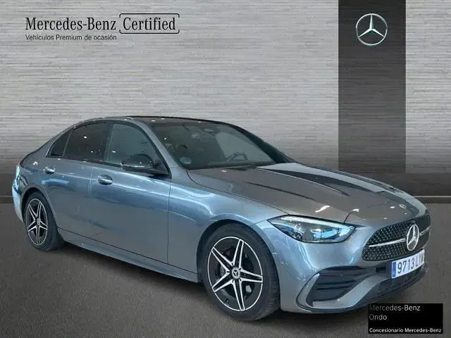 Usado Mercedes C220 200 CV (147 kW) 2022 Gris selenita