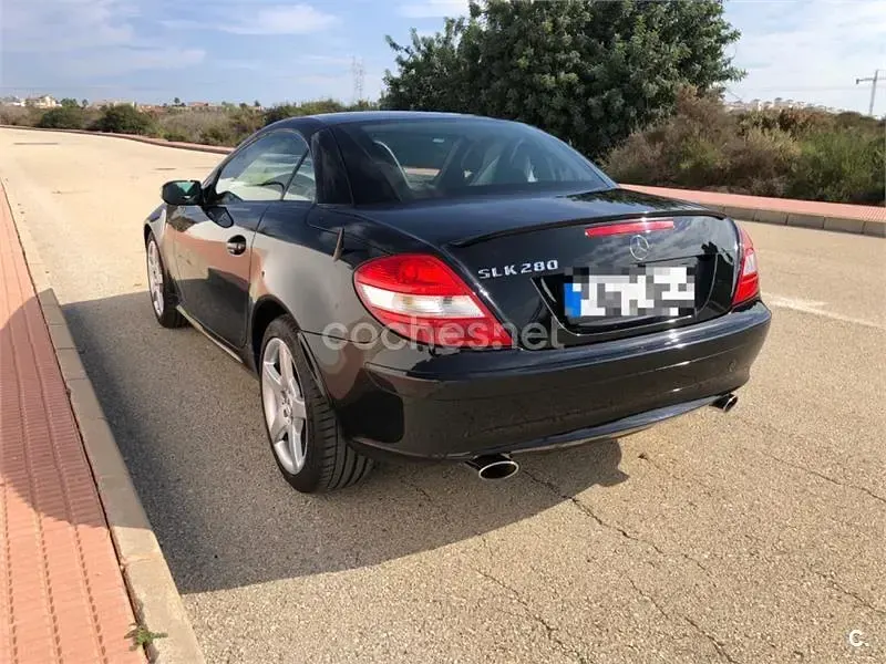 Usado Mercedes SLK280 231 CV (169 kW) 2005 Negro Descapotable