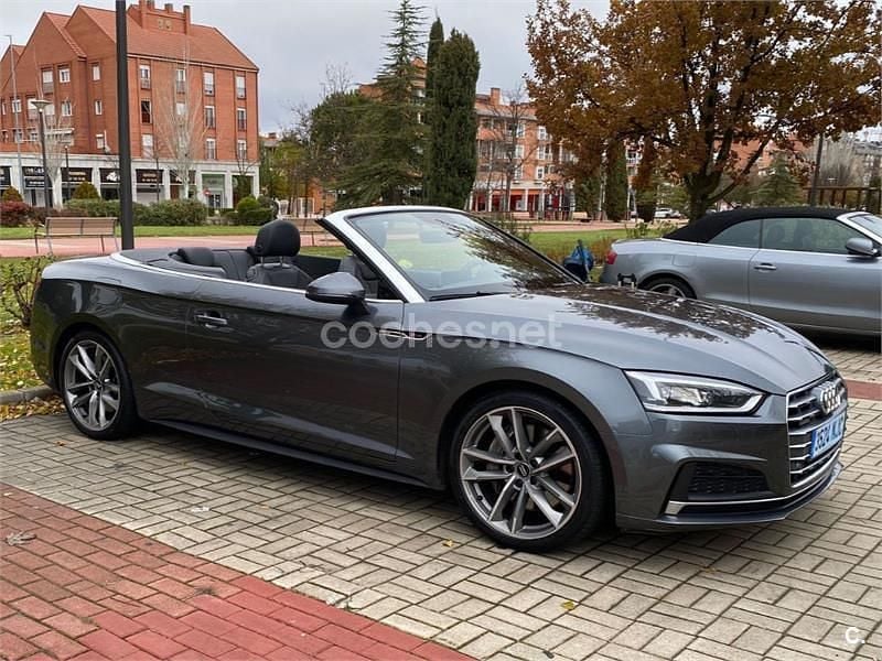 Usado Audi A5 Cabriolet S-Line 286 CV (210 kW) 2018 Gris / plata Descapotable