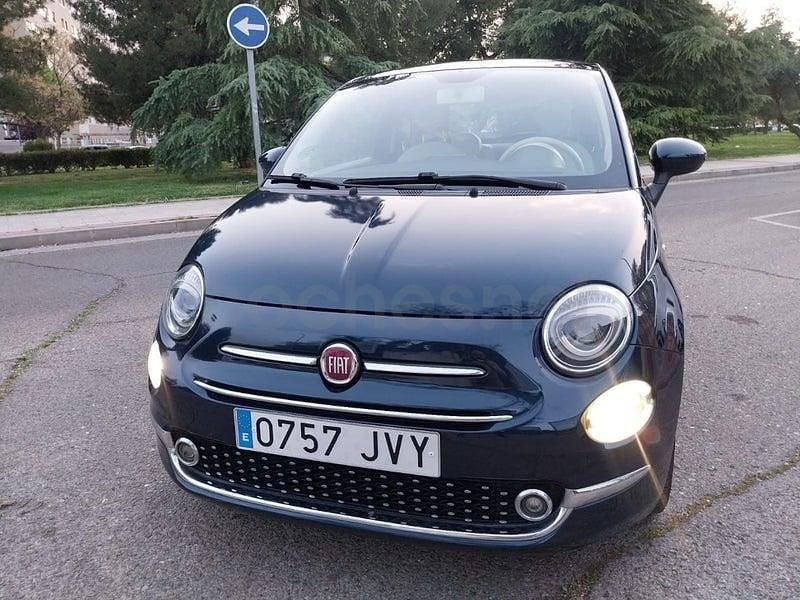 Usado Fiat 500 Lounge 69 CV (50 kW) 2016 Azul Berlina