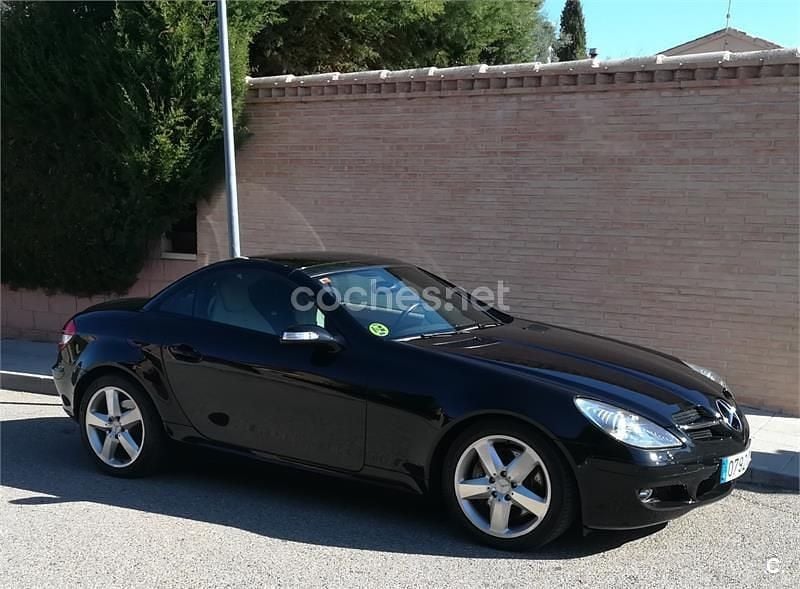 Usado Mercedes SLK350 272 CV (200 kW) 2004 Negro Descapotable