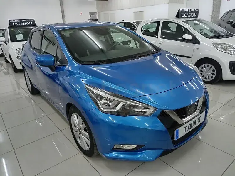 Usado Nissan Micra N-Connecta 100 CV (73 kW) 2019 Azul Utilitario