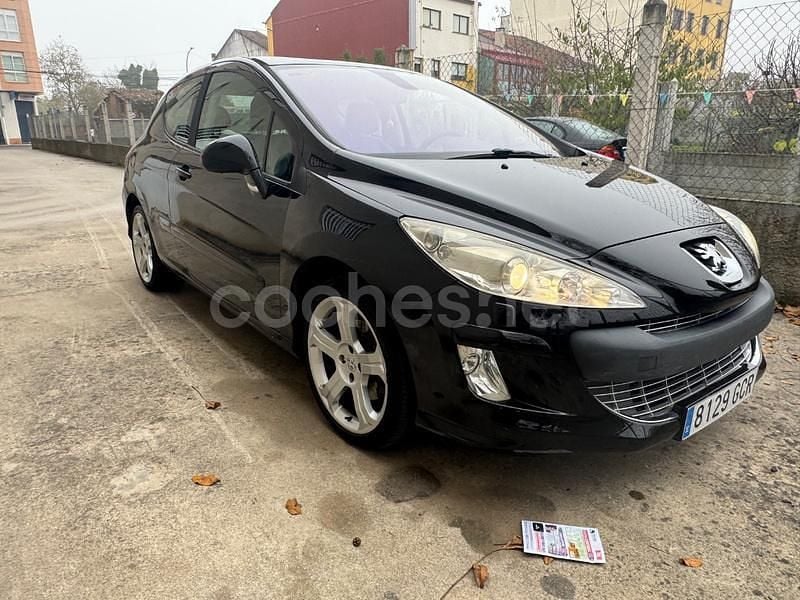 Negro Usado 2008 Peugeot 308 Sport Berlina | 3800 € (Precio justo) - Imagen 1/4