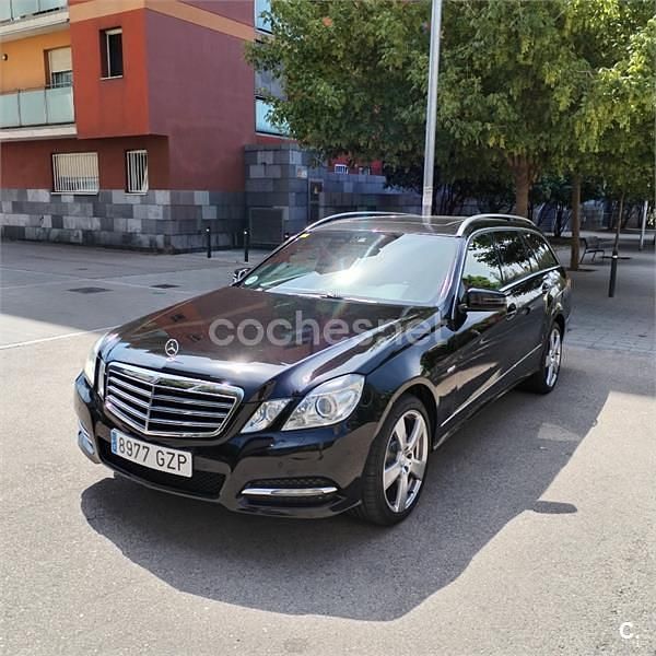Negro Usado 2010 Mercedes E300 Avantgarde Familiar | 15.800 € (Un poco caro) - Imagen 1/4