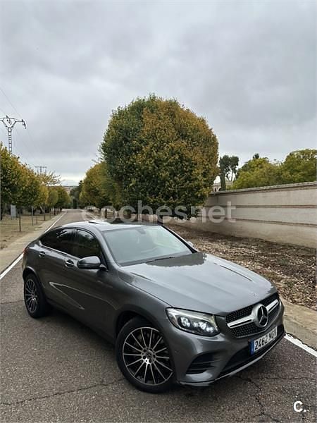 Usado Mercedes GLC220 194 CV (142 kW) 2018 Gris / plata Coupe