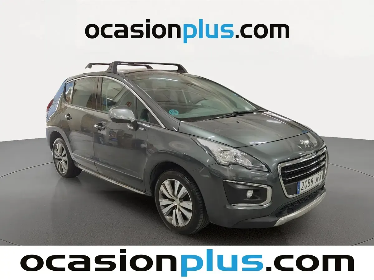 Usado Peugeot 3008 Style 120 CV (88 kW) 2016 Gris Monovolumen