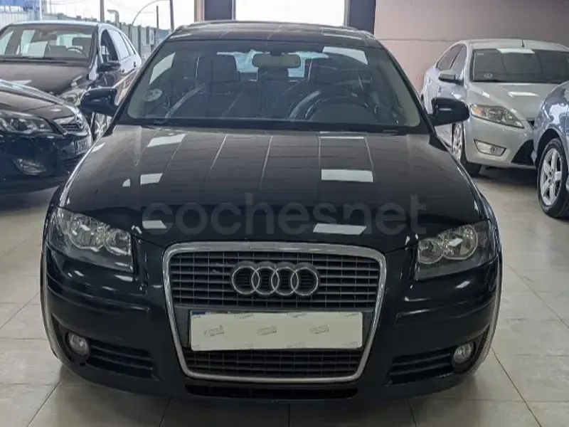 Usado Audi A3 Ambition 140 CV (102 kW) 2008 Negro Utilitario