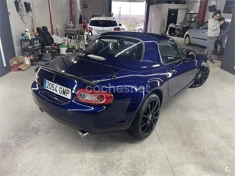 Usado Mazda MX5 Style 126 CV (92 kW) 2009 Azul Descapotable