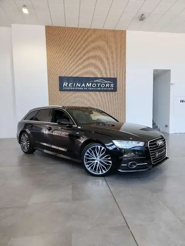 Usado Audi A6 S-Line 218 CV (160 kW) 2015 Negro Familiar
