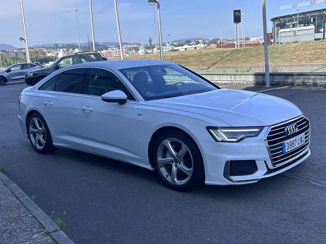 Usado Audi A6 S-Line 204 CV (150 kW) 2022 Blanco Berlina