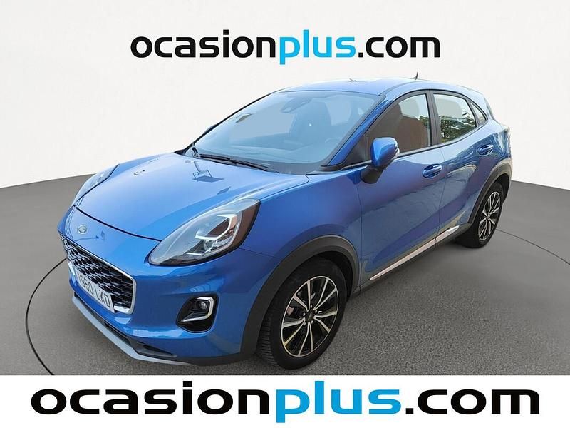 Azul Usado 2020 Ford Puma Titanium SUV | 13.537 € (Precio justo) - Imagen 1/4