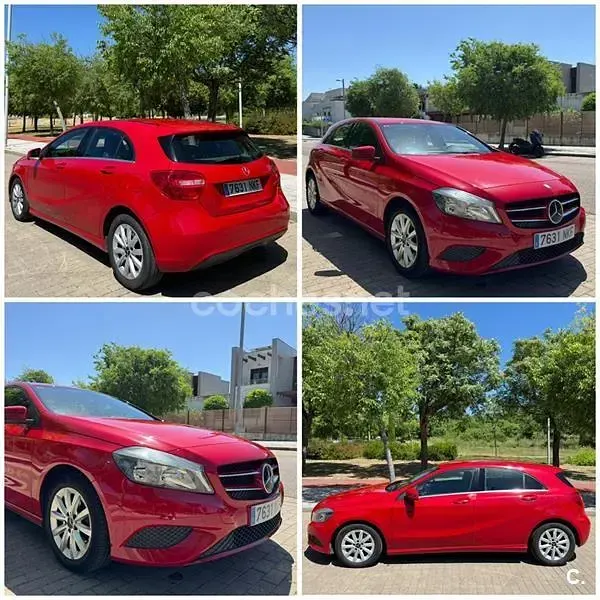 Usado Mercedes A180 Style 122 CV (89 kW) 2013 Rojo Utilitario