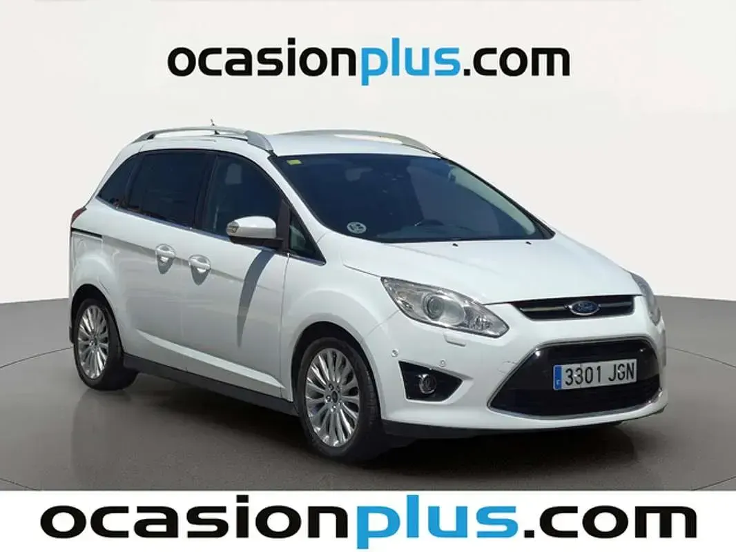 Usado Ford C-MAX Titanium 116 CV (85 kW) 2015 Blanco Monovolumen