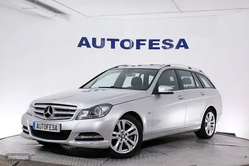 Plateado Usado 2011 Mercedes C220 Avantgarde Familiar | 11.380 € (Precio justo) - Imagen 1/4