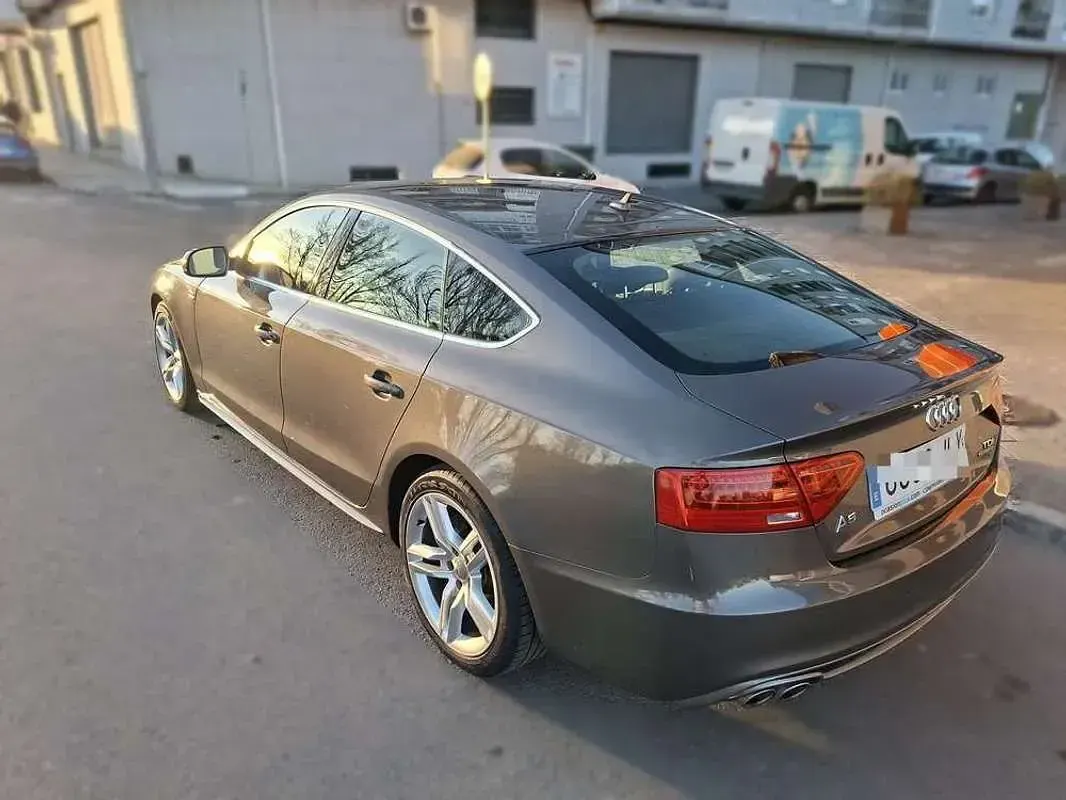Usado Audi A5 Sportback S-Line 218 CV (160 kW) 2016 Gris Utilitario
