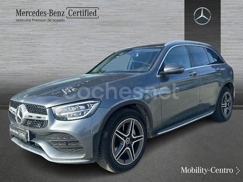 Selenitgrey metallic paint Usado 2021 Mercedes GLC220 AMG line SUV | 41.900 € (Un poco caro) - Imagen 1/4