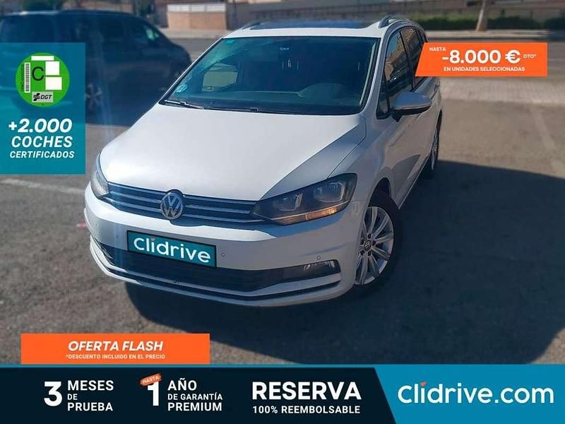 Blanco Usado 2019 VW Touran Sport Monovolumen | 14.290 € (Super precio) - Imagen 1/3