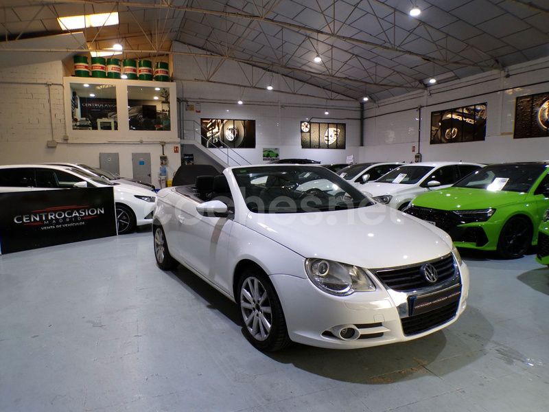 Blanco Usado 2010 VW Eos Descapotable | 9490 € (Precio justo) - Imagen 1/4