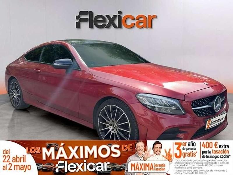 Usado Mercedes C200 184 CV (135 kW) 2019 Rojo Coupe