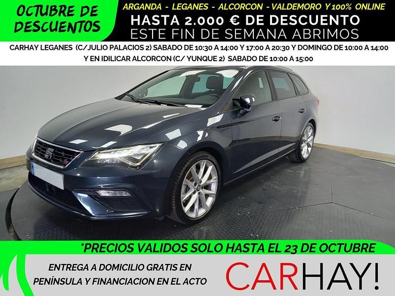 Gris Usado 2019 Seat Leon ST FR Familiar | 16.890 € (Precio justo) - Imagen 1/4