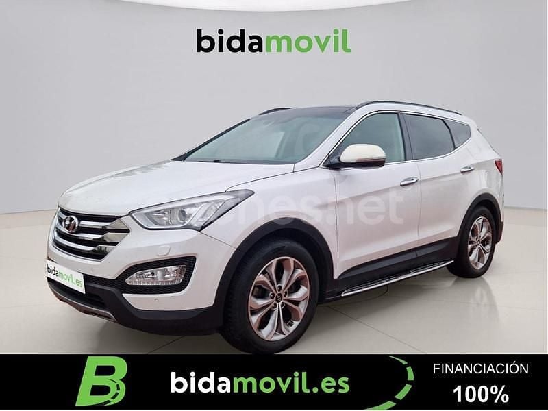 Blanco Usado 2015 Hyundai Santa Fe Style SUV | 16.950 € (Precio justo) - Imagen 1/4