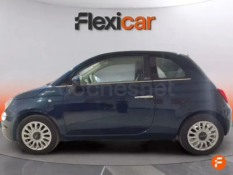 Usado Fiat 500C Dolcevita 70 CV (51 kW) 2021 Azul Descapotable