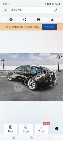 Käytetty Tesla Model 3 Performance 461 kW (627 HP) 2019 Eléctrico Sedan