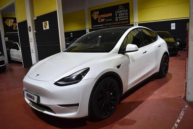 Blanco Usado 2022 Tesla Model Y Performance SUV | 35.990 € (Precio justo) - Imagen 1/4