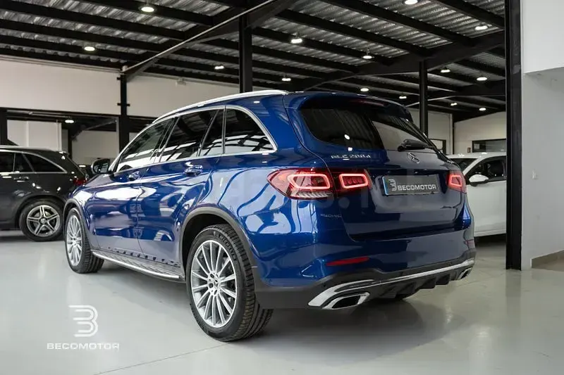 Usado Mercedes GLC200 163 CV (119 kW) 2021 Azul SUV