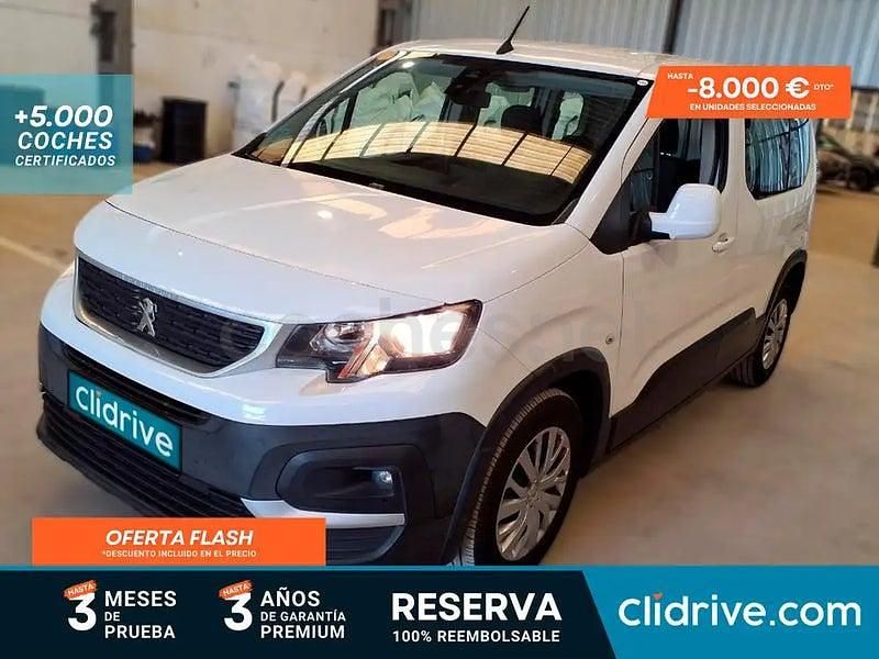 Usado Peugeot Rifter Active 100 CV (73 kW) 2021 Blanco Monovolumen
