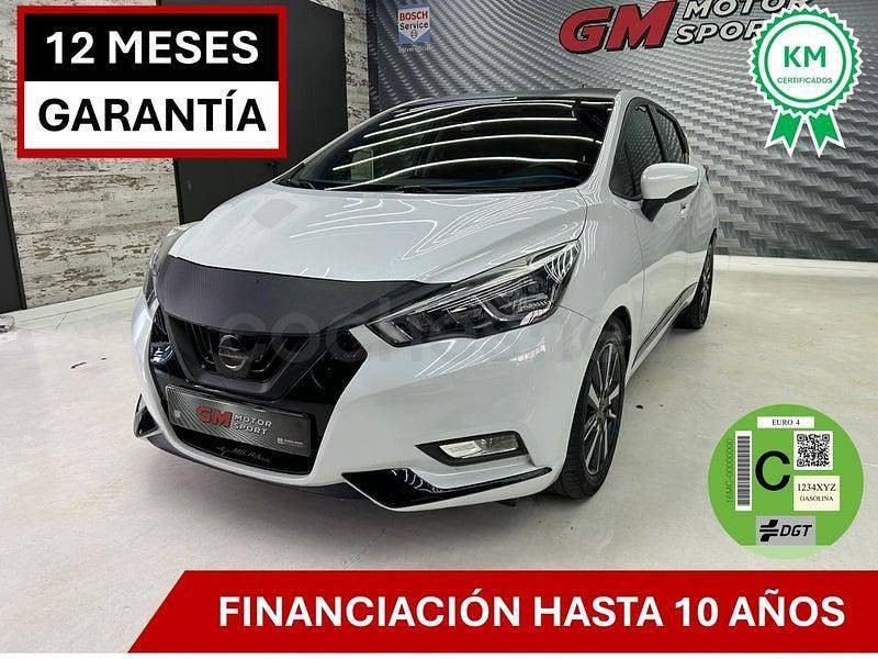 Usado Nissan Micra N-Connecta 90 CV (66 kW) 2018 Blanco Utilitario
