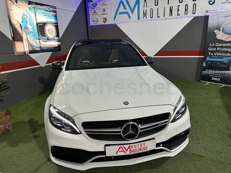 Usado Mercedes C63S AMG 510 CV (375 kW) 2017 Blanco Berlina