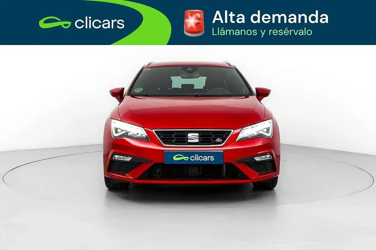 Usado Seat Leon FR 150 CV (110 kW) 2020 Rojo Utilitario