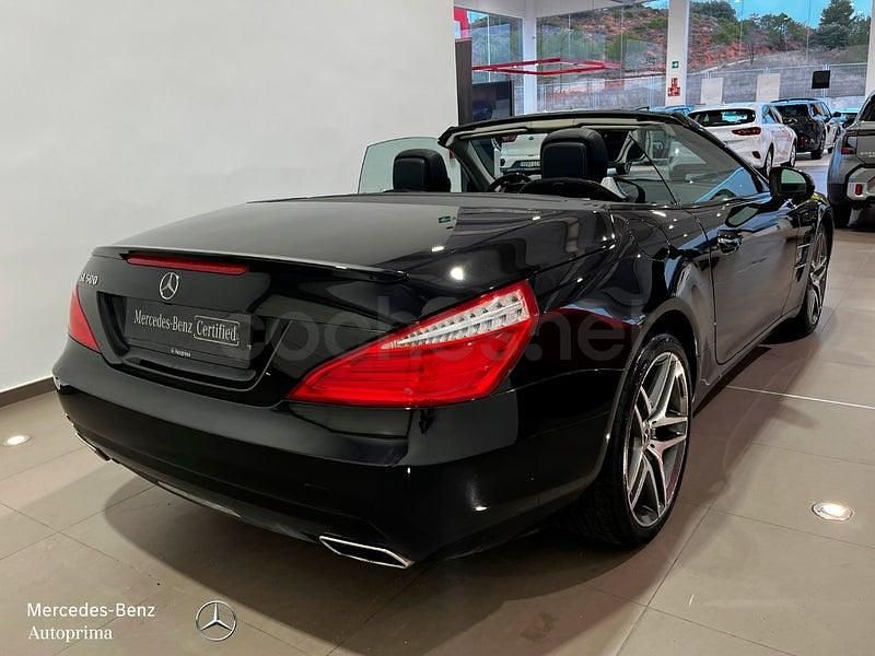 Usado Mercedes SL500 435 CV (319 kW) 2014 Negro Descapotable