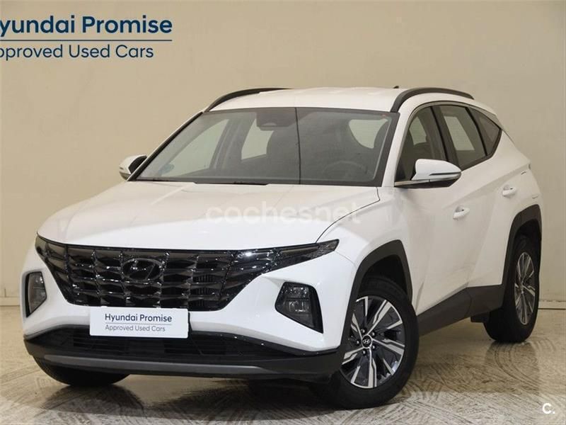 Blanco Usado 2023 Hyundai Tucson SUV | 26.500 € (Un poco caro) - Imagen 1/4