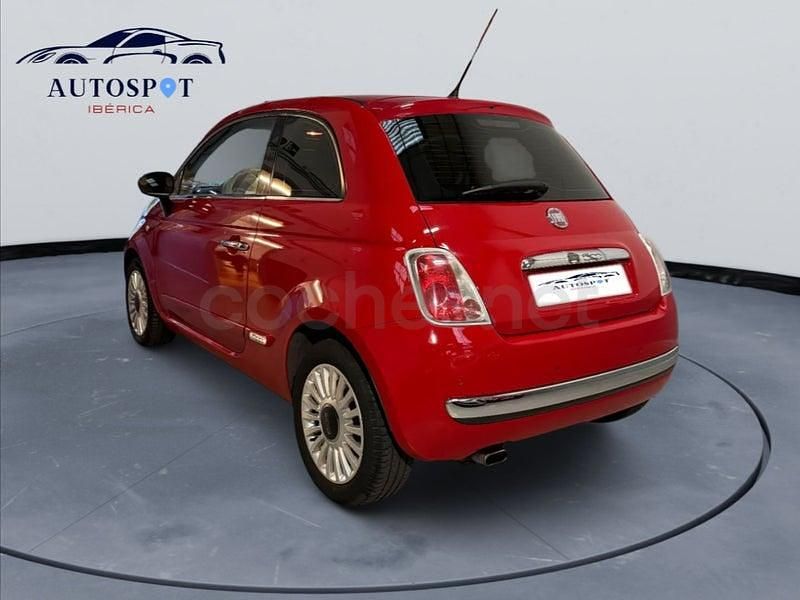 Usado Fiat 500 Lounge 75 CV (55 kW) 2009 Rojo Descapotable