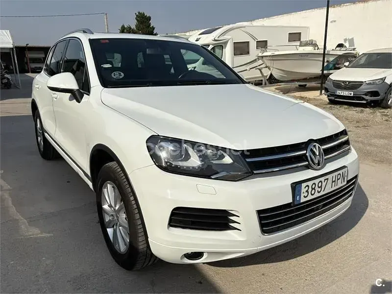 Usado VW Touareg 204 CV (150 kW) 2013 Blanco SUV