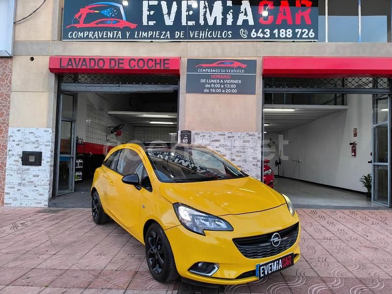 Amarillo Usado 2017 Opel Corsa Business Berlina | 7490 € (Precio justo) - Imagen 1/4